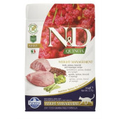 Храна за котки N&D CAT QUINOA WEIGHT LAMB - с агне ,киноа и броколи 5кг